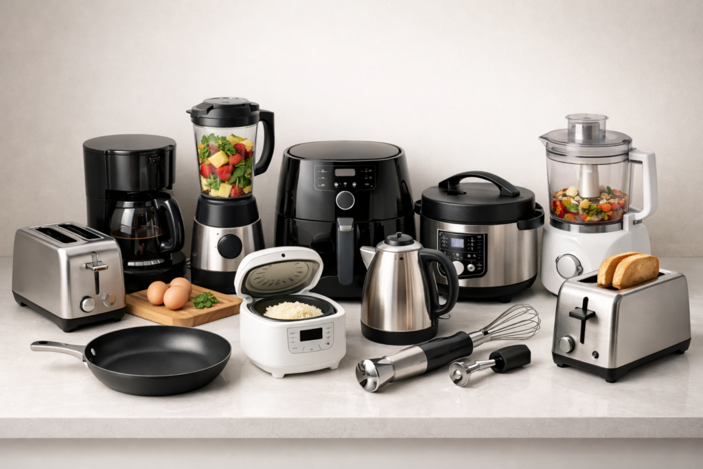 Top 10 Must-Have Kitchen Appliances for Beginners