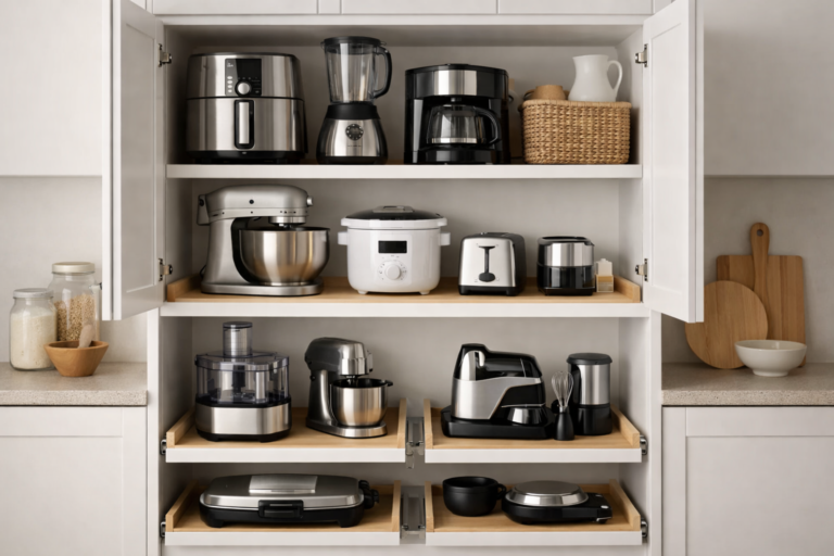 How to Organize Your Kitchen Appliance Storage